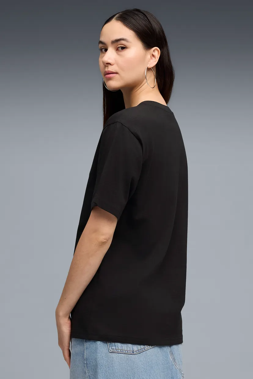 Жіноча чорна футболка HER Relaxed Graphic Tee Women 3