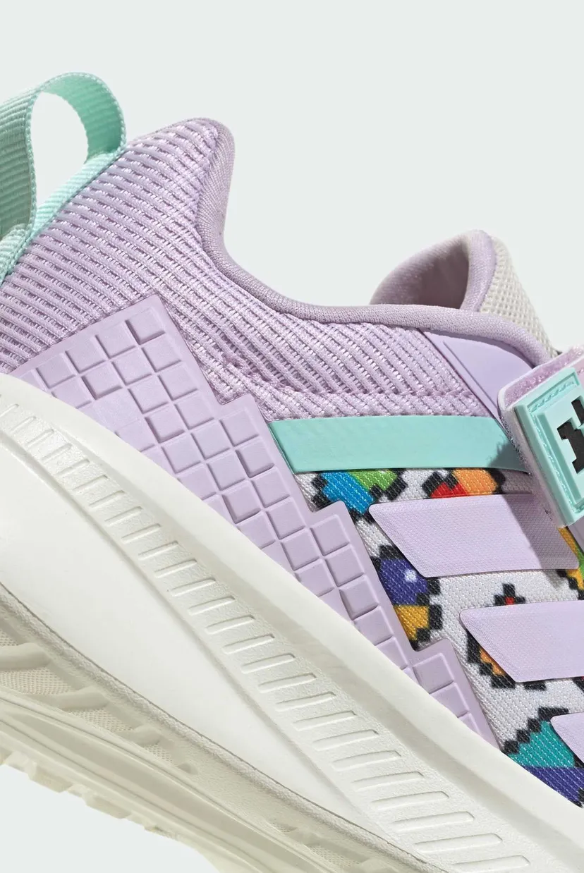 Дитячі бузкові кросівки ADIDAS MINECRAFT FORTARUN 4.0 CHILDREN 9