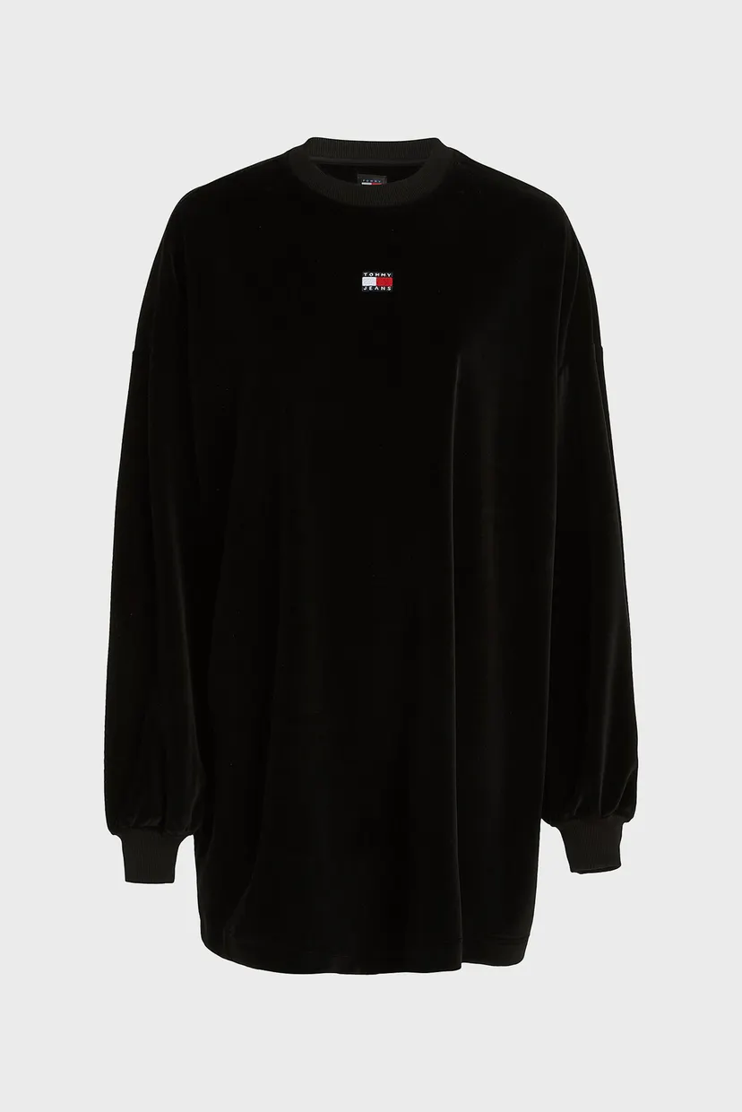 Женское черное велюровое платье TJW VELOUR HWK 5