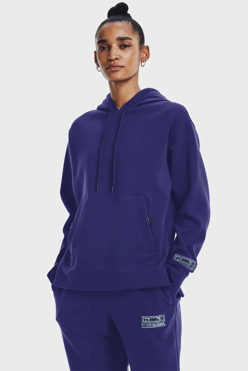 Темно-синее худи UA Summit Knit Hoodie (унисекс) Under Armour