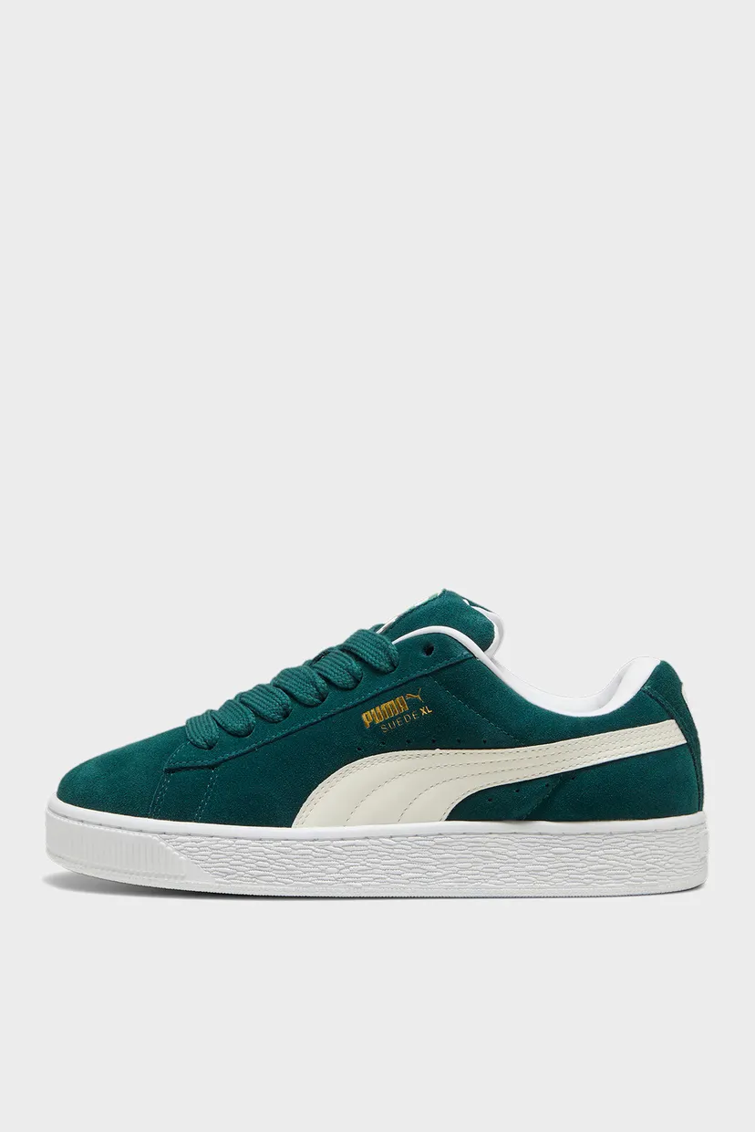 Зеленые замшевые сникерсы Suede XL Sneakers 4