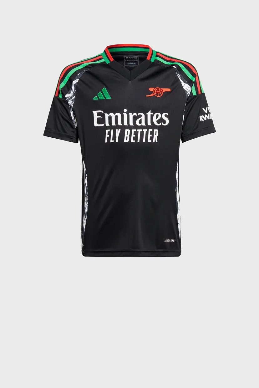Дитяча чорна футболка Arsenal 24/25 Away Kids 6