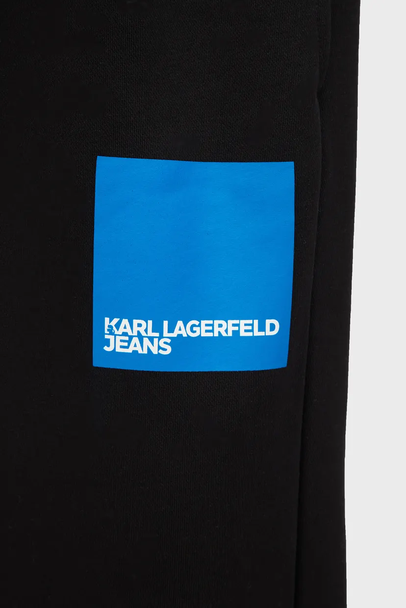 Мужские черные спортивные брюки KLJ RELAXED SWEATPANT 5