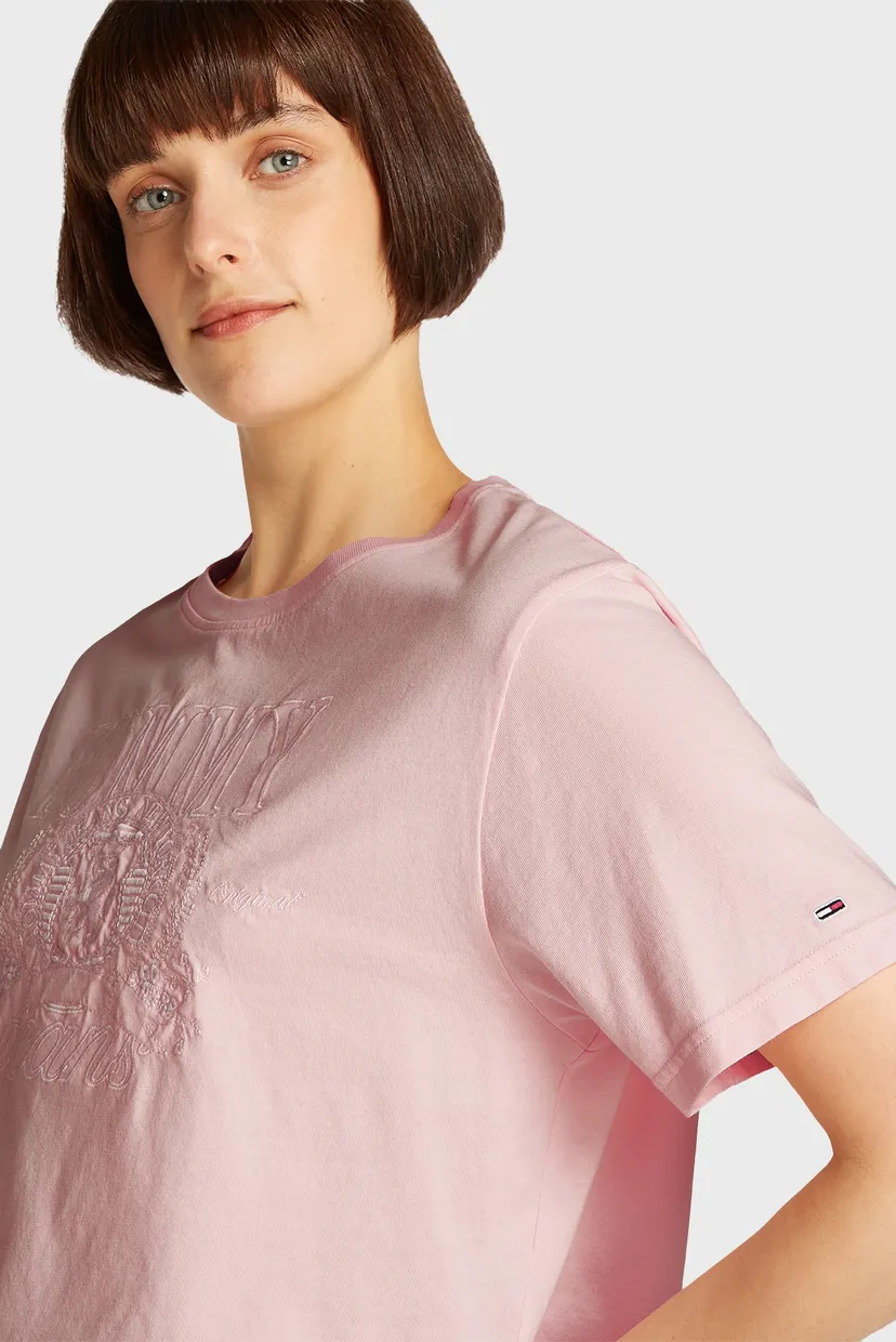 Жіноча рожева футболка RLX SH TONAL CREST 4
