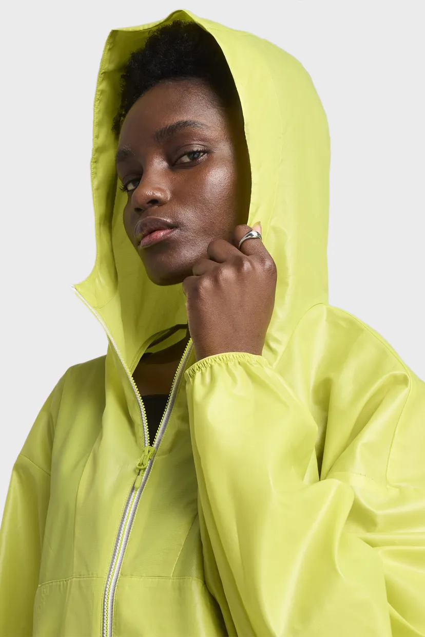 Жіноча салатова вітровка WARDROBE ESS Oversized Wind Jacket Women 4