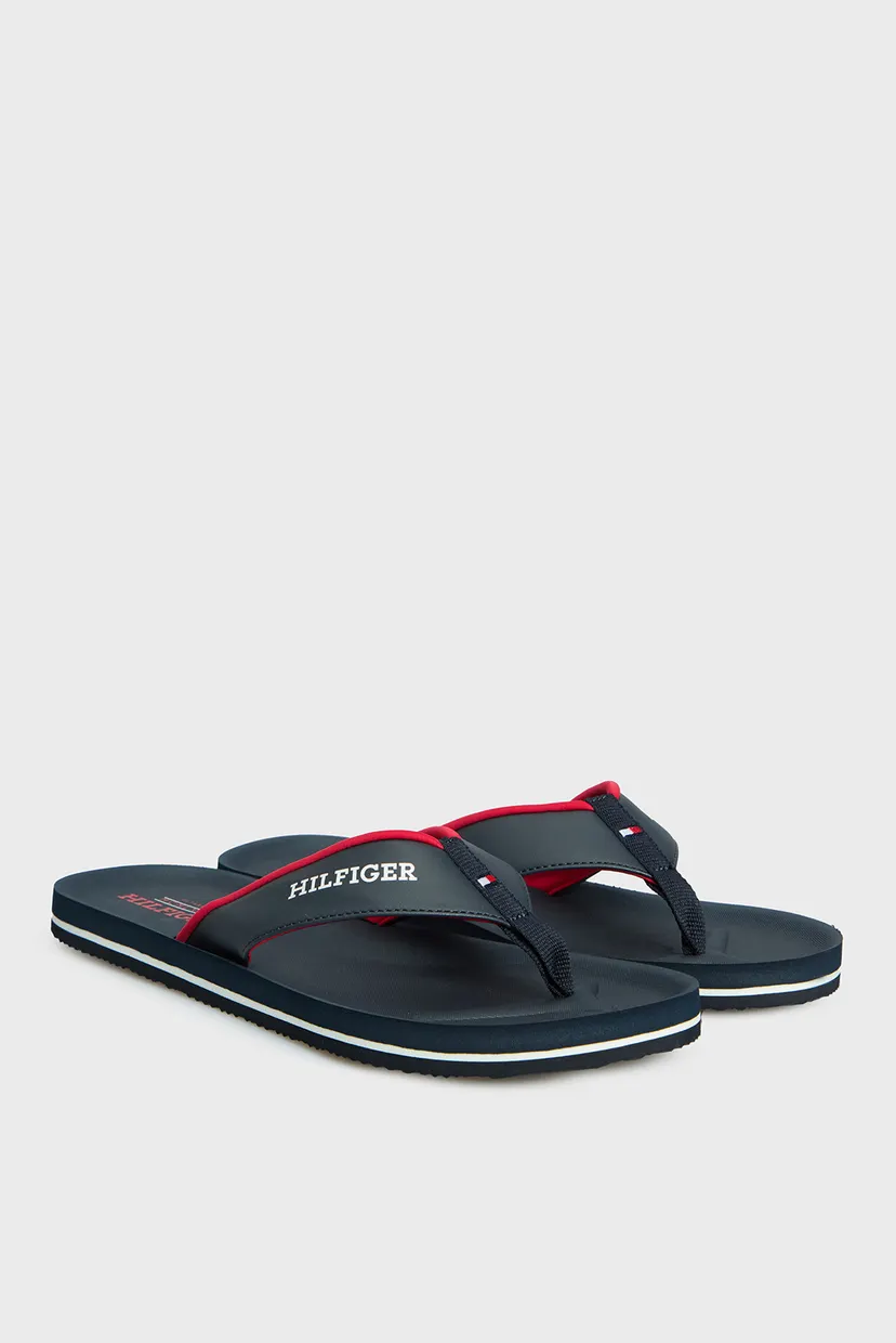 Мужские темно-синие вьетнамки PADDED COMFORT HILFIGER 3