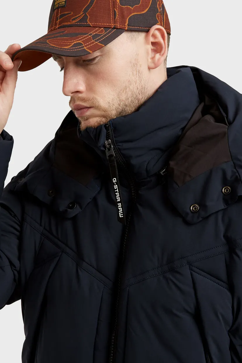 Чоловіча темно-синя куртка G- Whistler Padded Hooded Parka 2.1 5