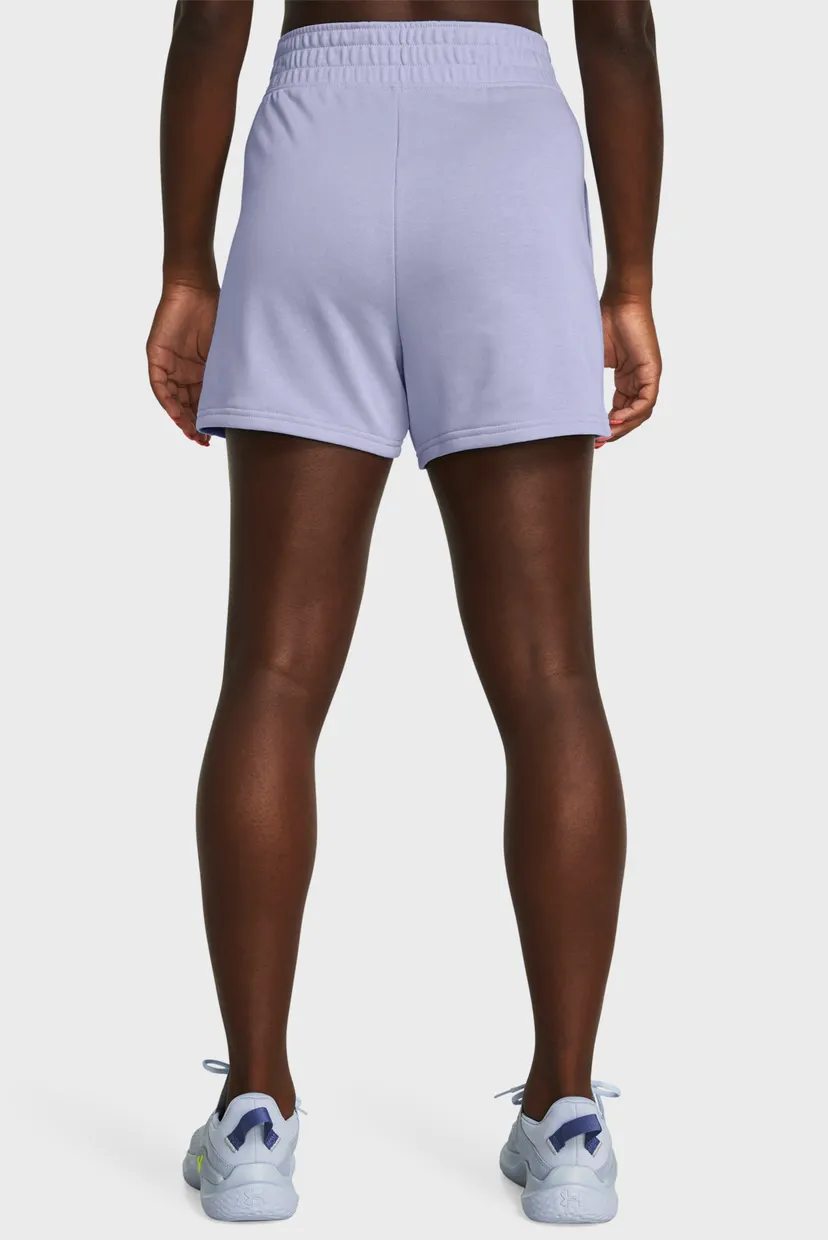 Женские сиреневые шорты UA Rival Terry Short 3