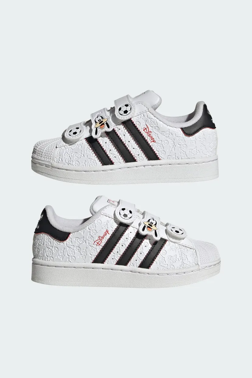 Дитячі білі снікерси ADIDAS DISNEY SUPERSTAR II COMFORT CLOSURE 7