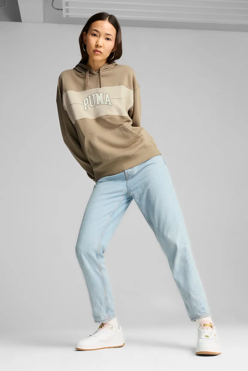 Жіноче бежеве худі PUMA SQUAD Hoodie Women PUMA 682494 — MD-Fashion