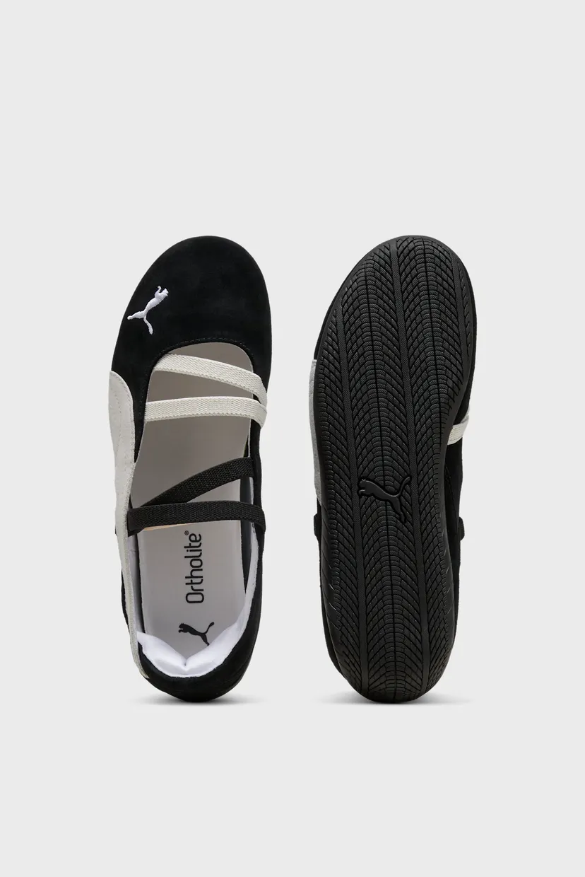 Дитячі чорні замшеві балетки Speedcat Ballet Sneakers Youth 5