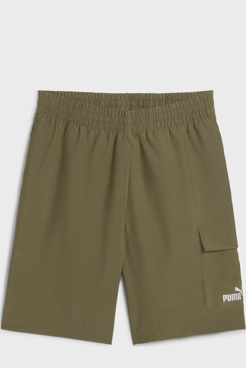 Чоловічі оливкові шорти Essentials No.1 Logo Woven Cargo 9