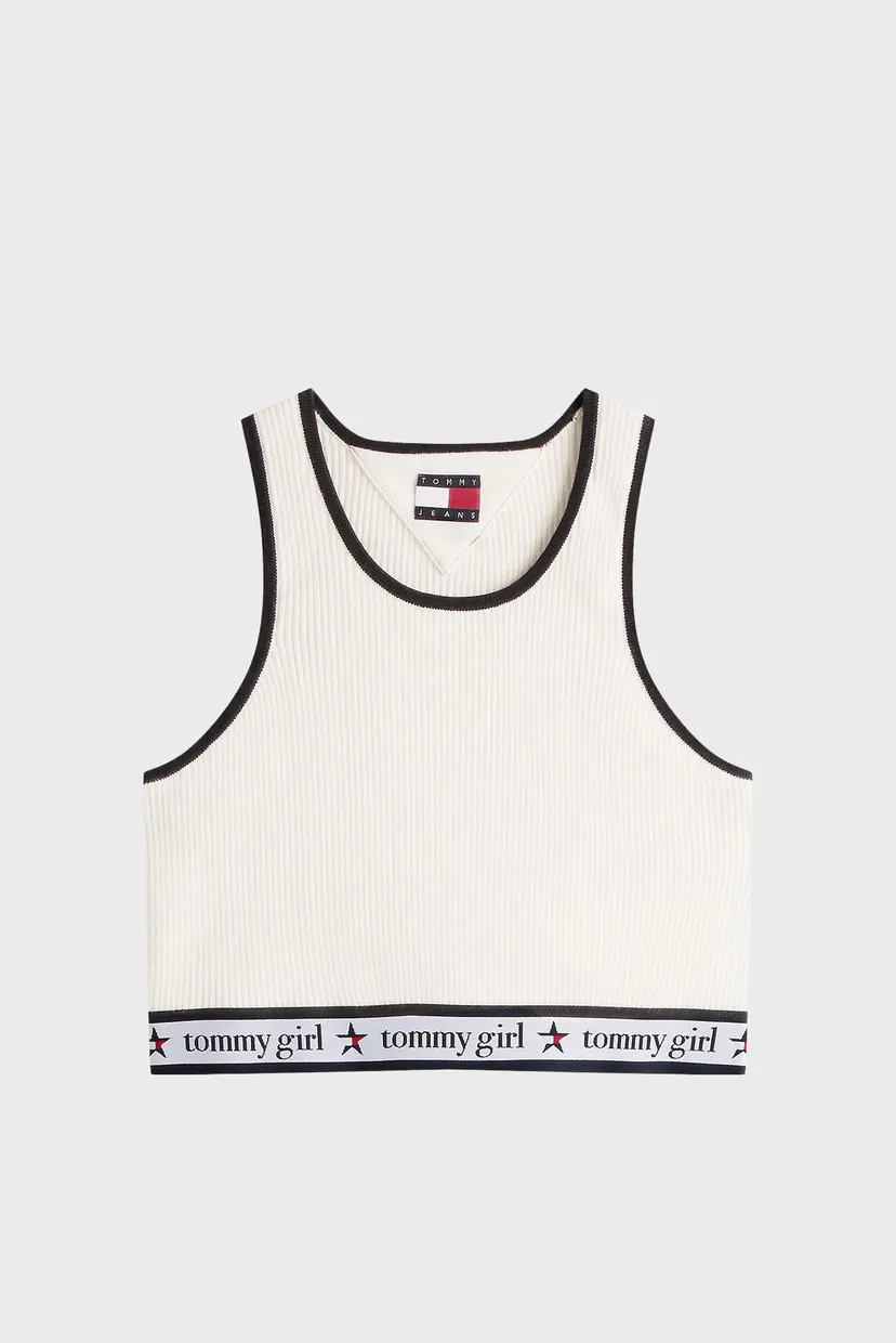 Женский белый топ TOMMY GIRL 7