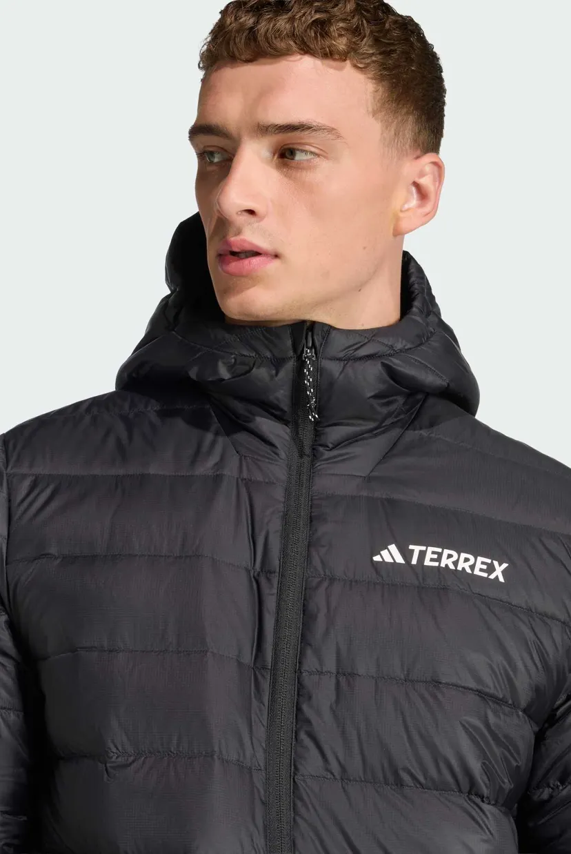 Мужская черная куртка Terrex Multi Essentials CLIMAWARM Light Down Hooded 4
