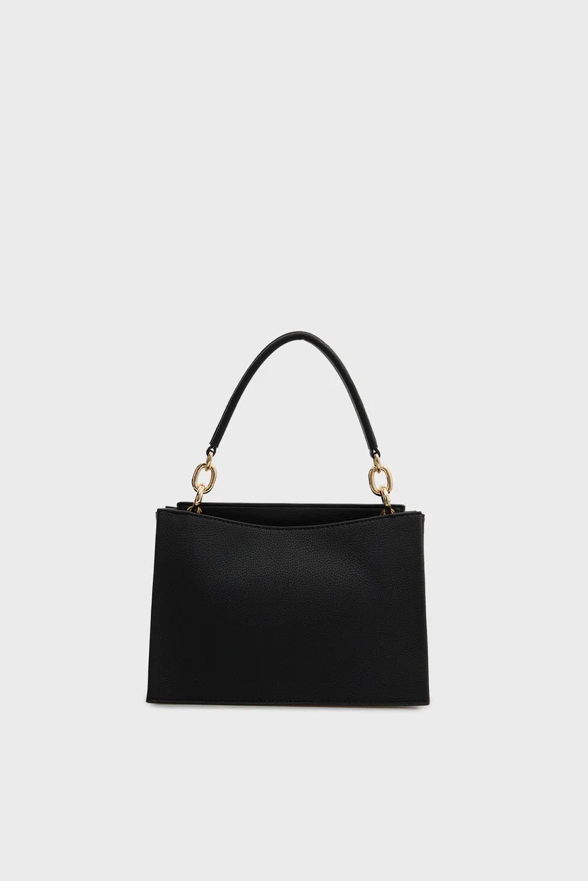 Женская черная сумка HER MED SATCHEL 4