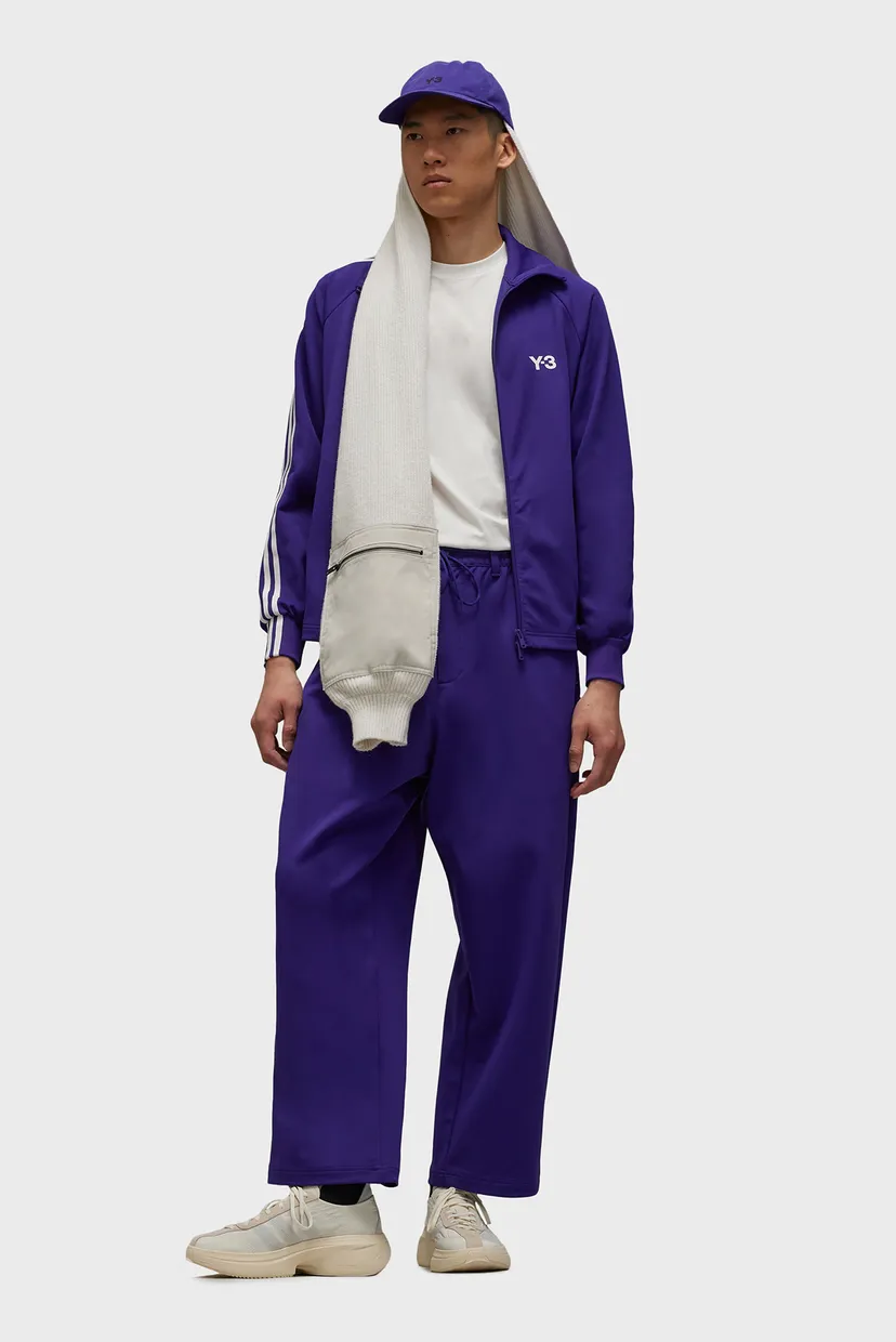 Мужская фиолетовая спортивная кофта Y-3 3-Stripes adidas JF0667