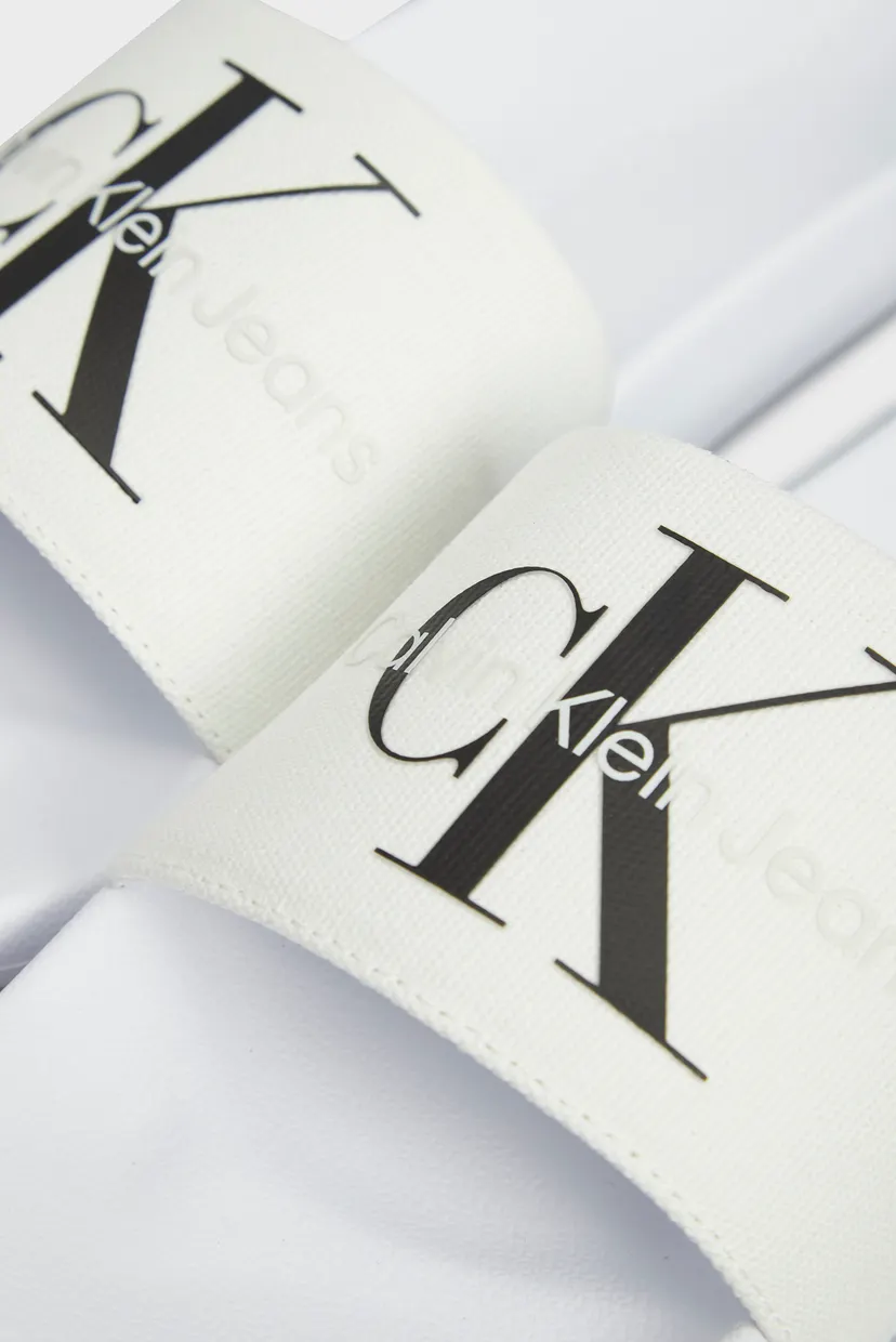 Жіночі білі слайдери SLIDE MONOGRAM CO 6