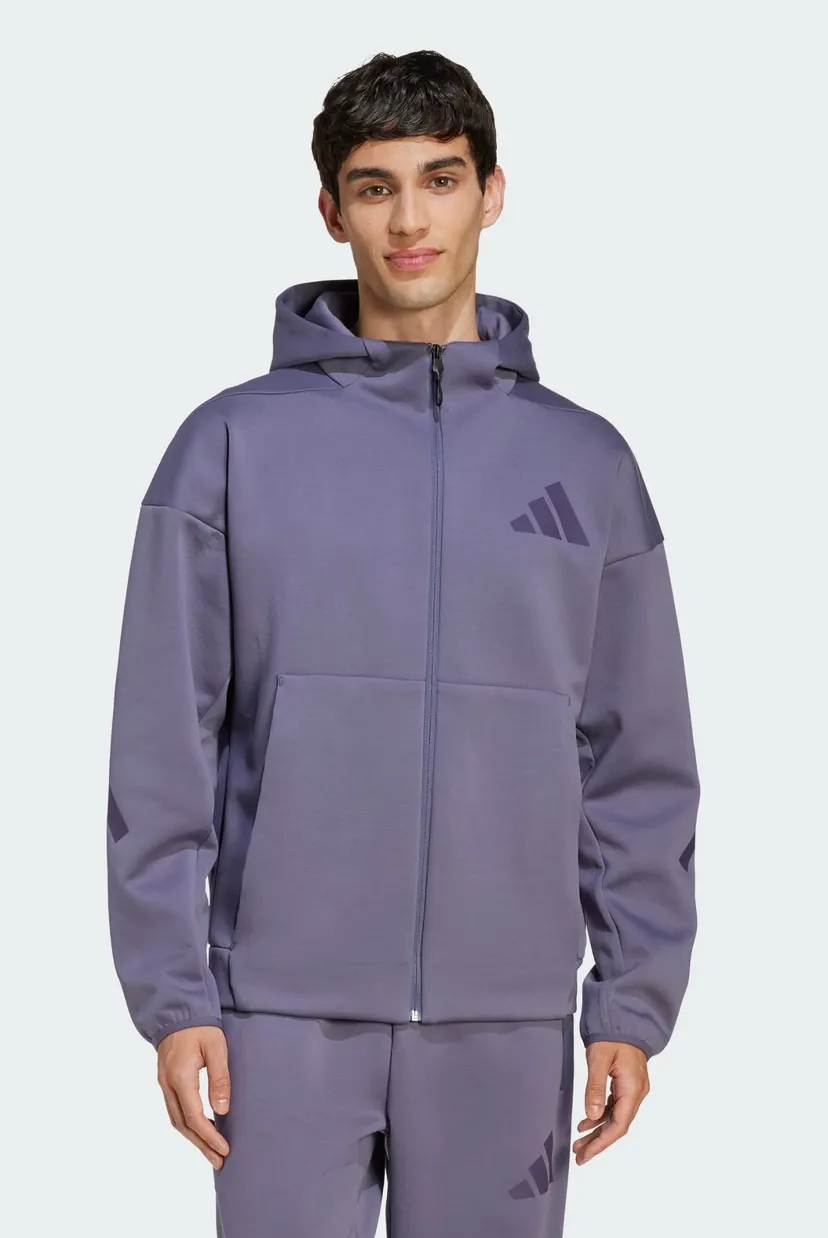 Чоловіче фіолетове худі New adidas Z.N.E. Full-Zip adidas JW4719