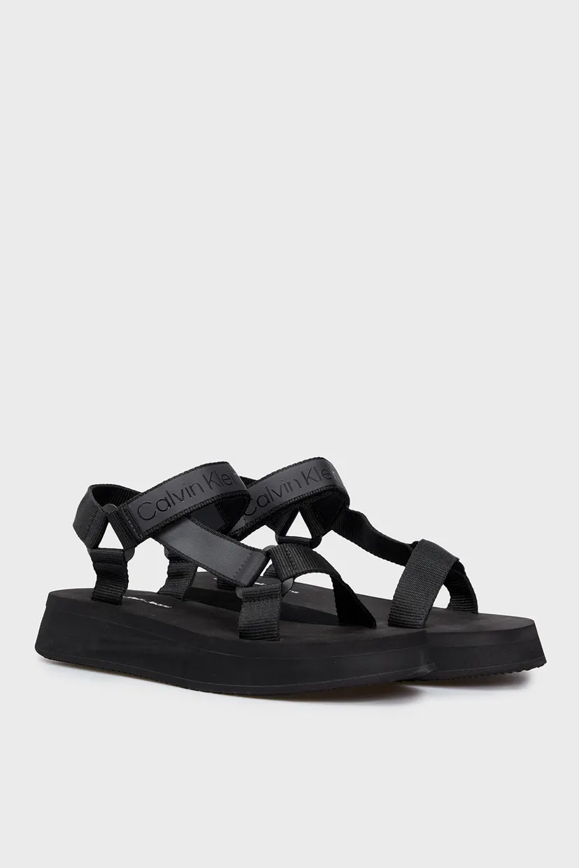Женские черные сандалии SANDAL VELCRO WEBBING DC 3