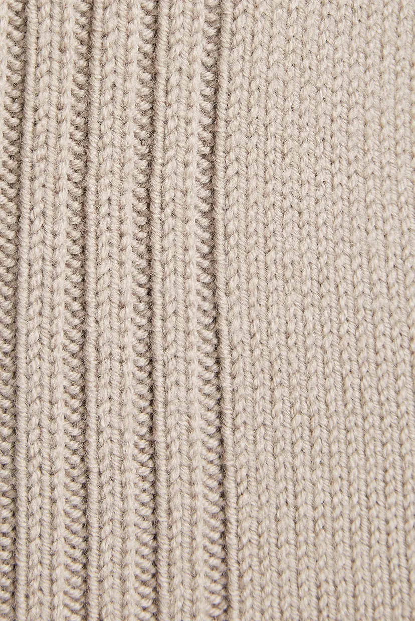 Жіночий сірий вовняний джемпер SOFT WOOL RIB 4