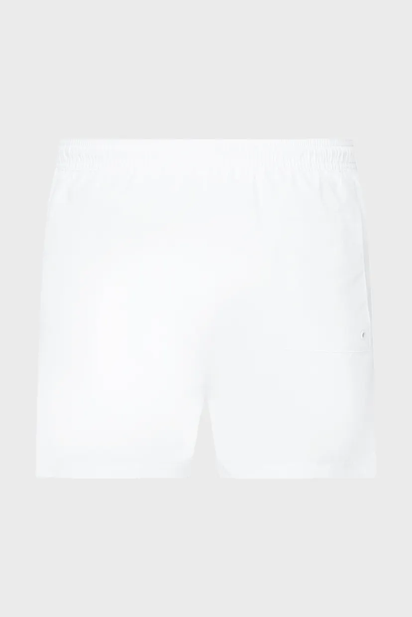 Чоловічі білі плавальні шорти MEDIUM DRAWSTRING-GRAPHIC 6