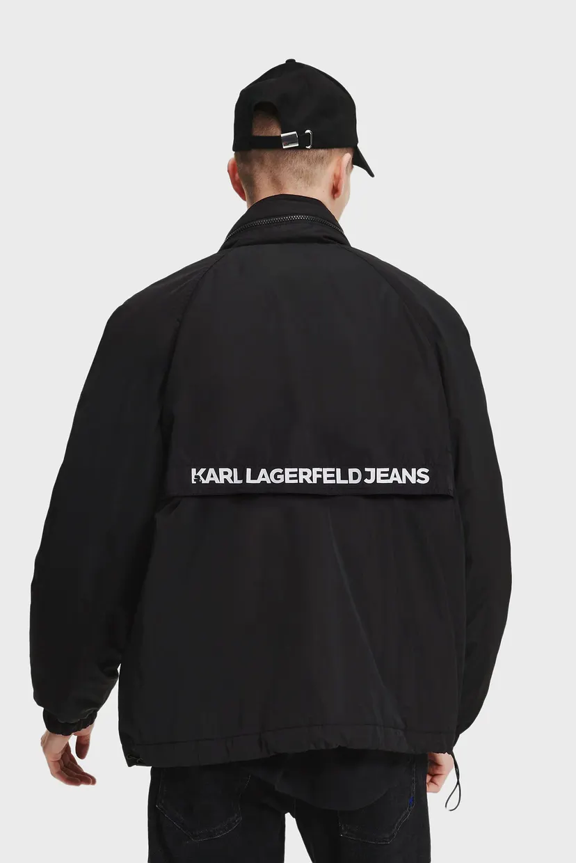 Чоловіча чорна вітровка KLJ LIGHTWEIGHT JACKET 3