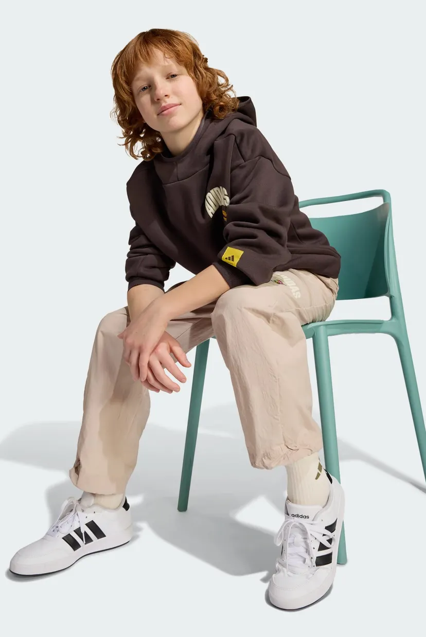 Детское коричневое худи adidas The Simpsons Sweat Kids 3