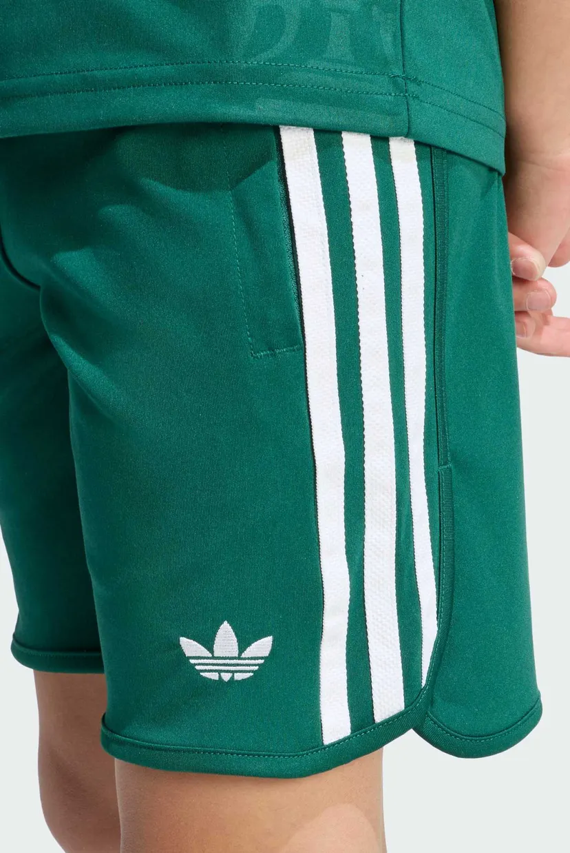 Детский зеленый комплект одежды (футболка, шорты) ADIDAS DISNEY SHORT JERSEY SET 7