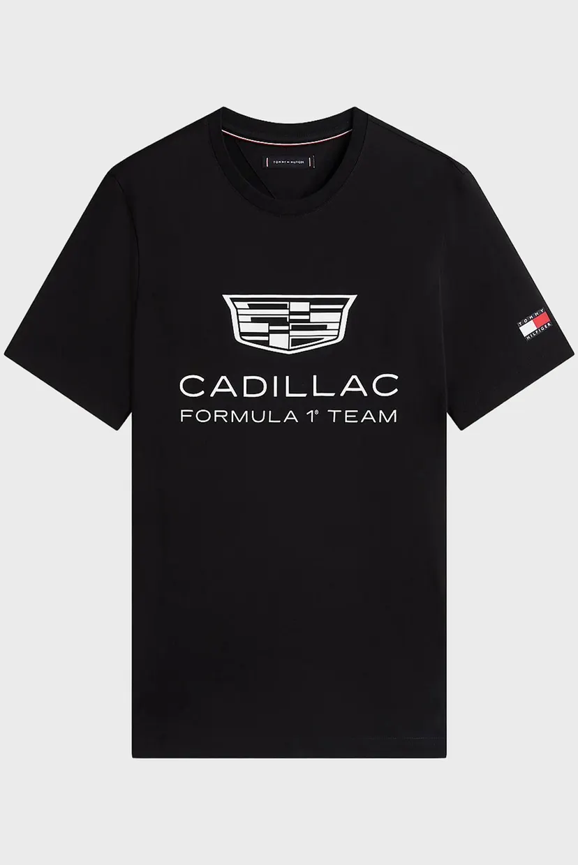 Чоловіча чорна футболка TH x Cadillac Formula 1® Team 5
