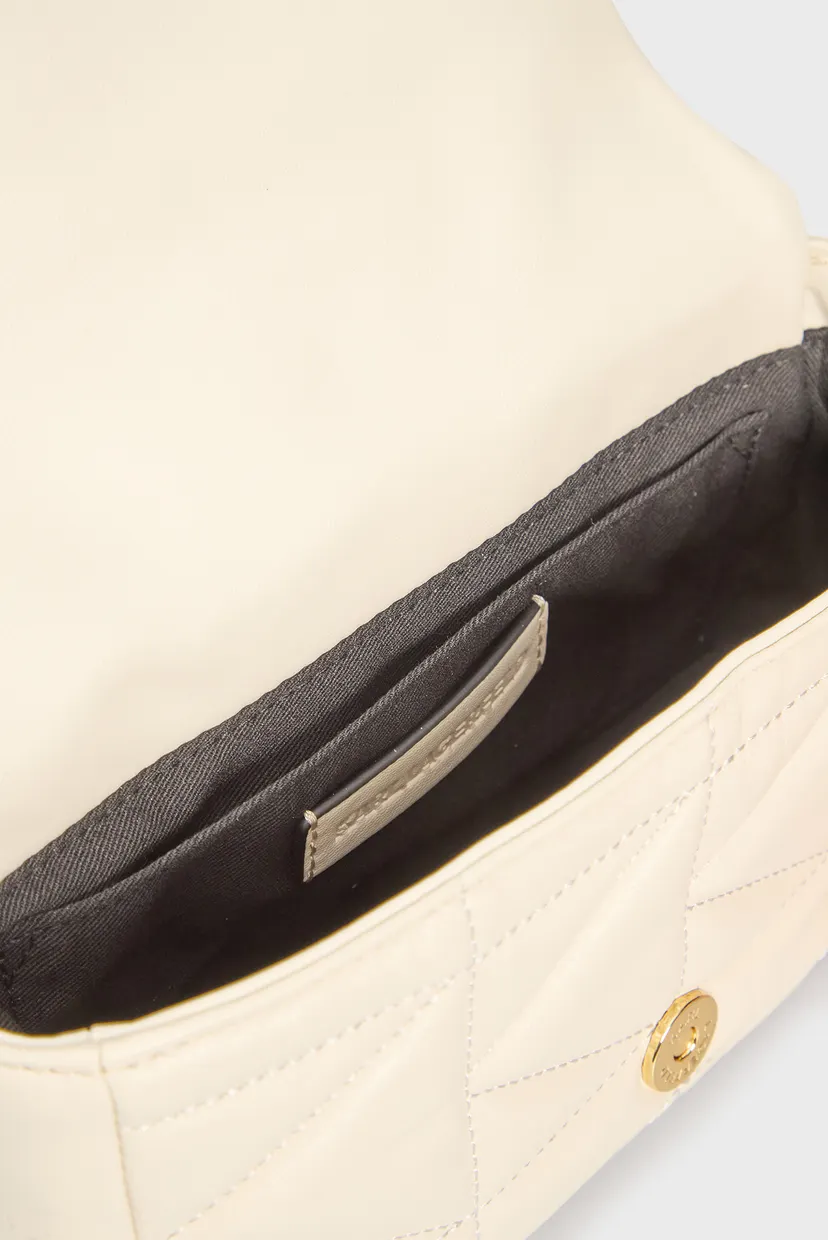 Жіноча біла шкіряна сумка KUILT SM CROSSBODY 5