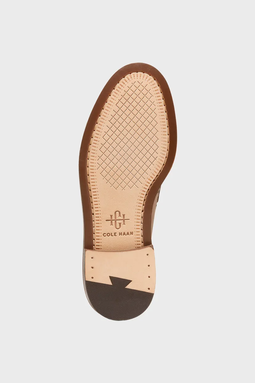 Чоловічі коричневі шкіряні лофери American Classics Pinch Penny Loafer 6