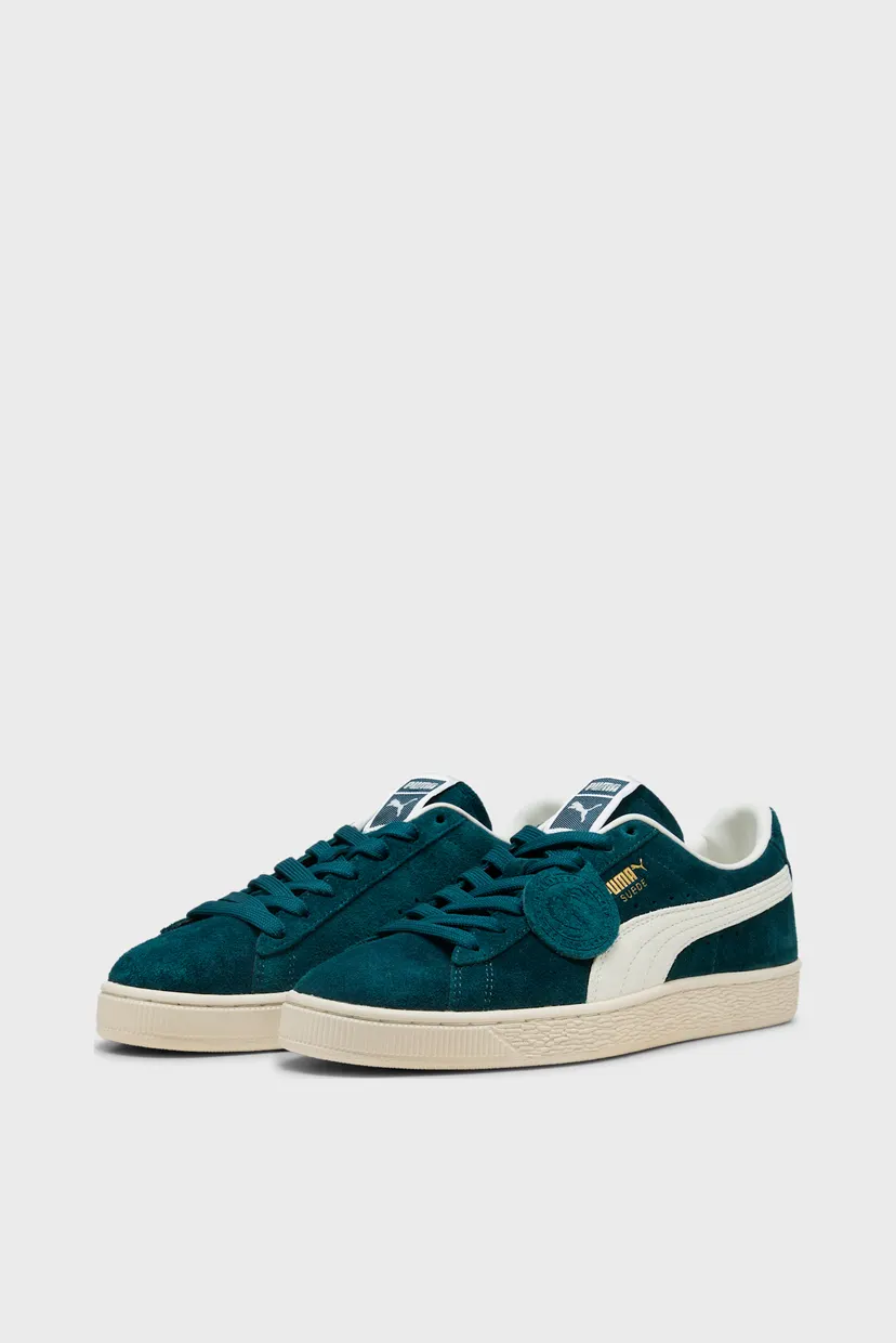 Темно-зелені замшеві снікерси  Suede Charles F. Stead V Unisex 3