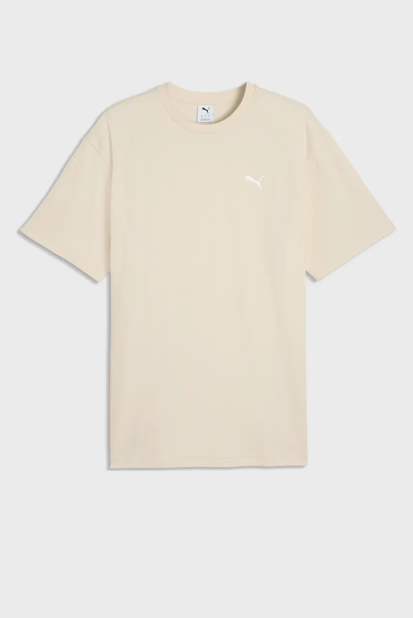 Чоловіча бежева футболка Essentials Elevated Relaxed Tee Men 4