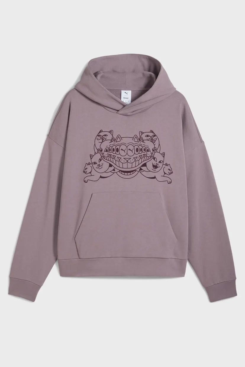 Мужское фиолетовое худи PUMA x RIPNDIP Boxy Tee Hoodie Men 6