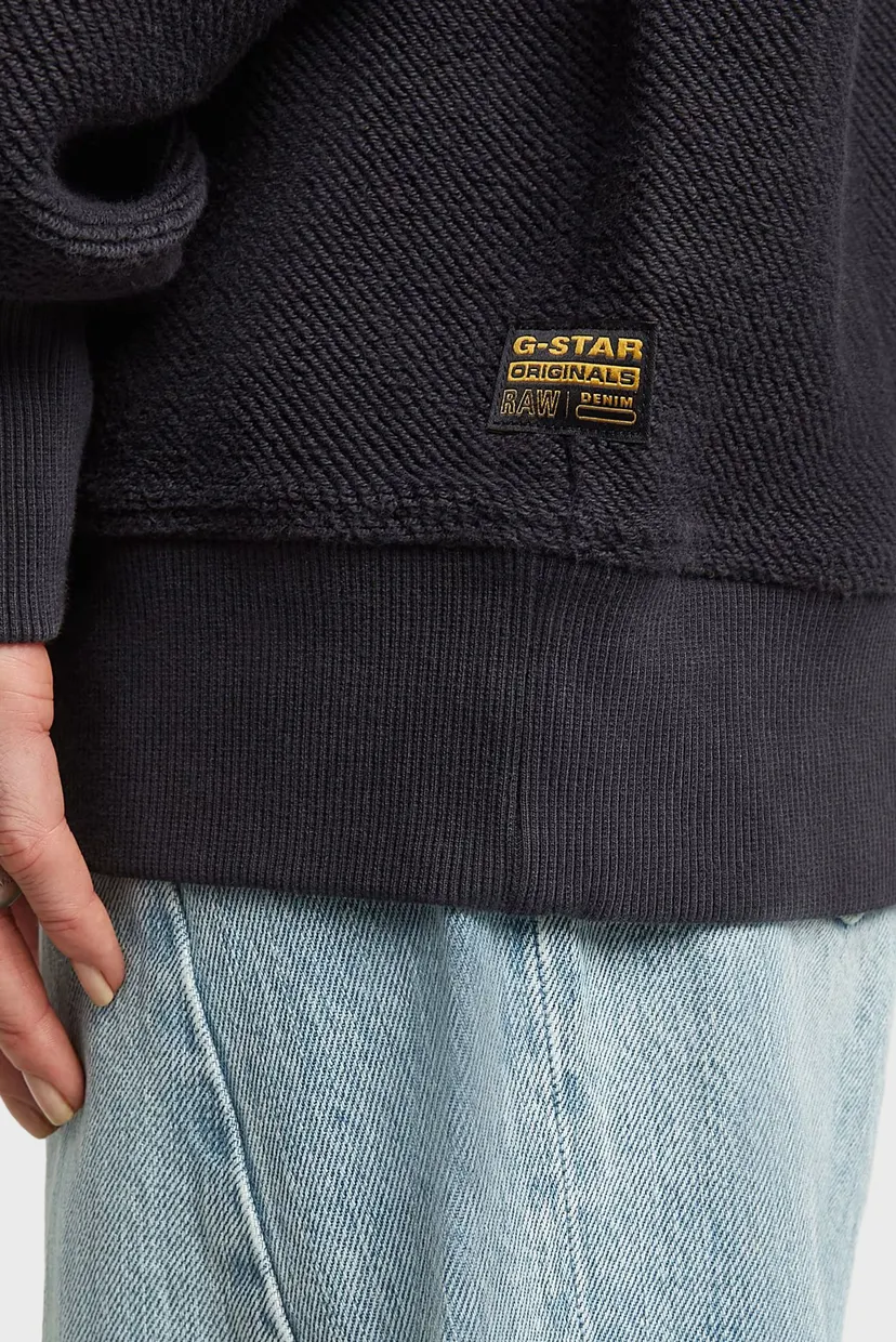Женский черный свитшот Oversized 5