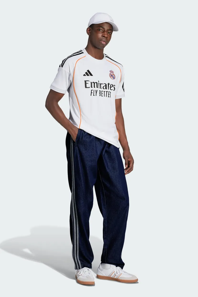 Мужская белая футболка Real Madrid 25/26 Home adidas JJ1931 — MD