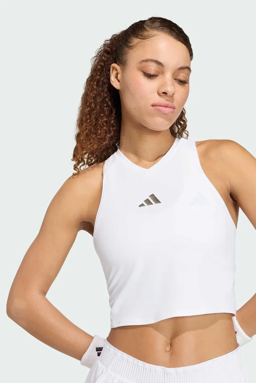 Жіночий білий топ TENNIS CLIMACOOL MIDI Y-Tank PRO 4