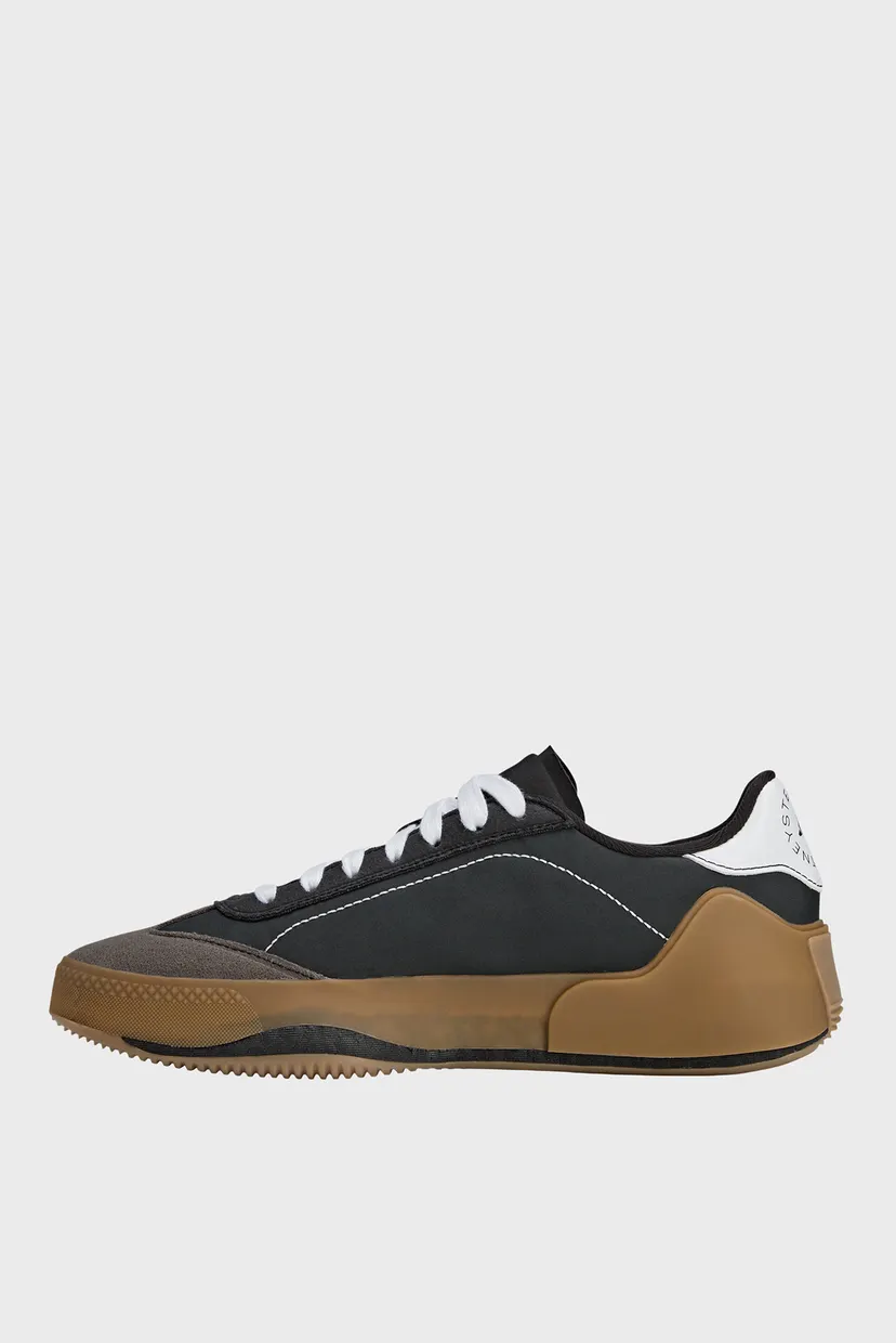 Женские черные кроссовки adidas by Stella McCartney Court Boost 7
