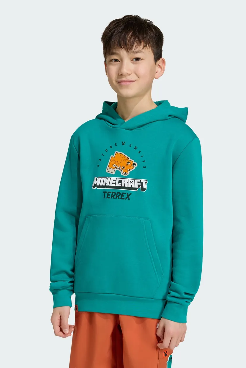 Дитяче зелене худі  Adidas Minecraft Terrex 4