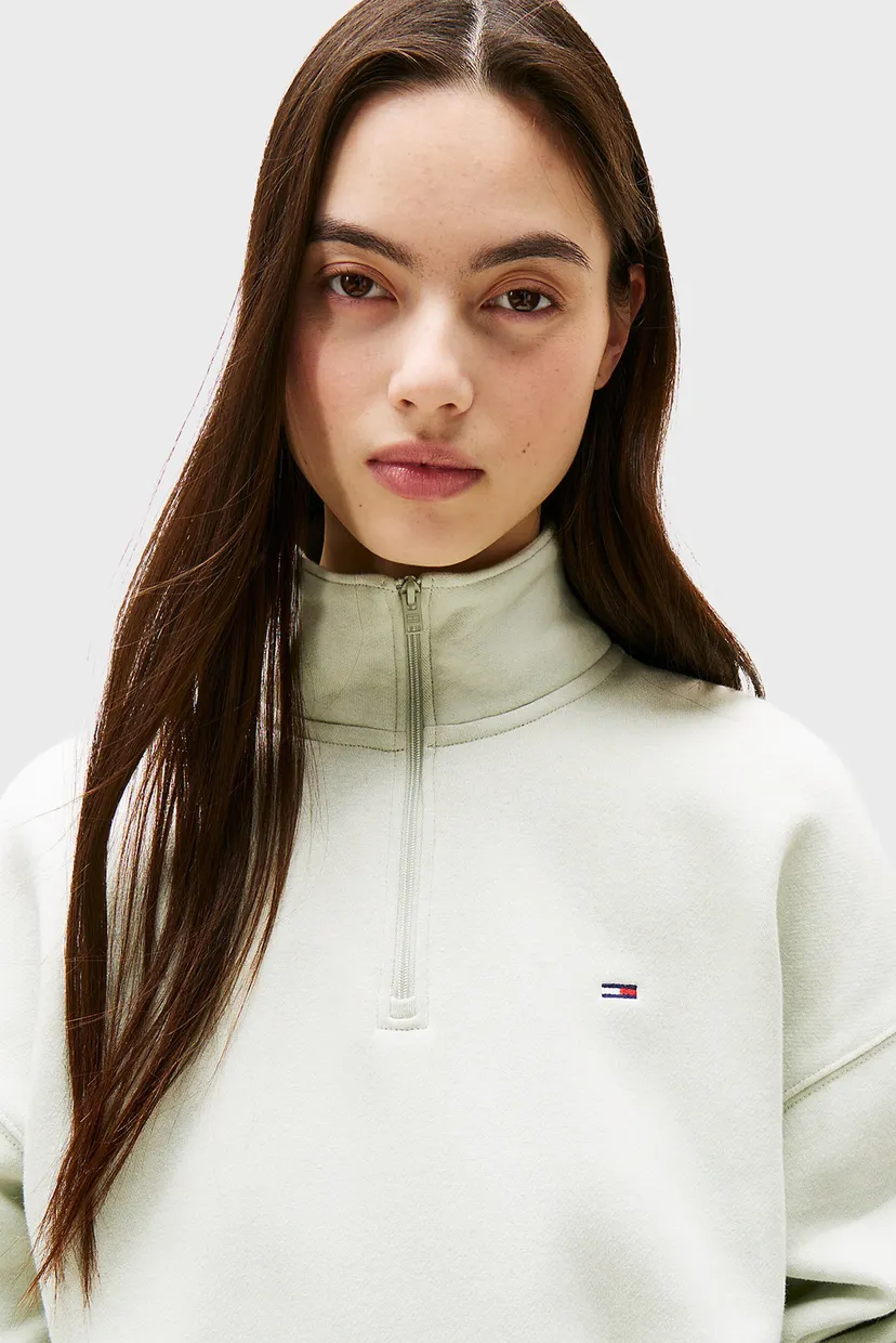 Женская мятная спортивная кофта TJW BXY CRP 1/4 ZIP 4
