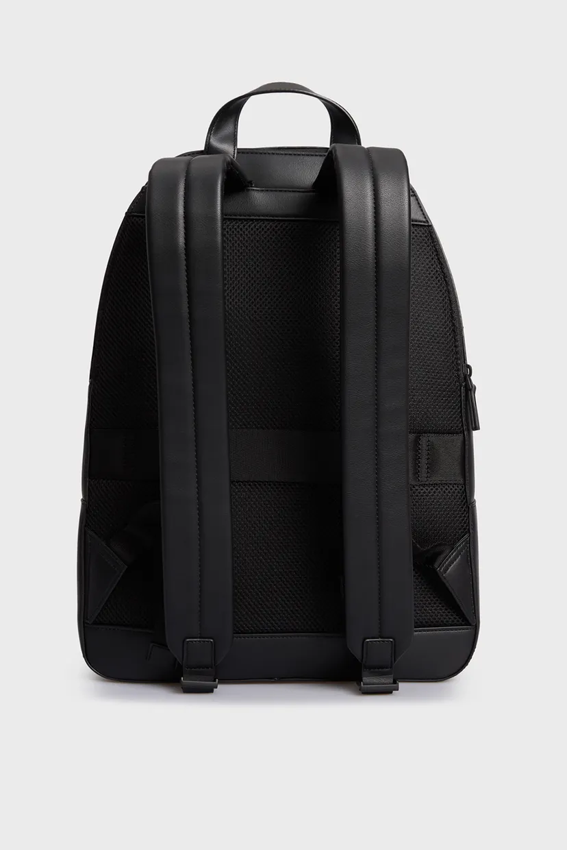 Чоловічий чорний рюкзак TH MONOGRAM BACKPACK 4