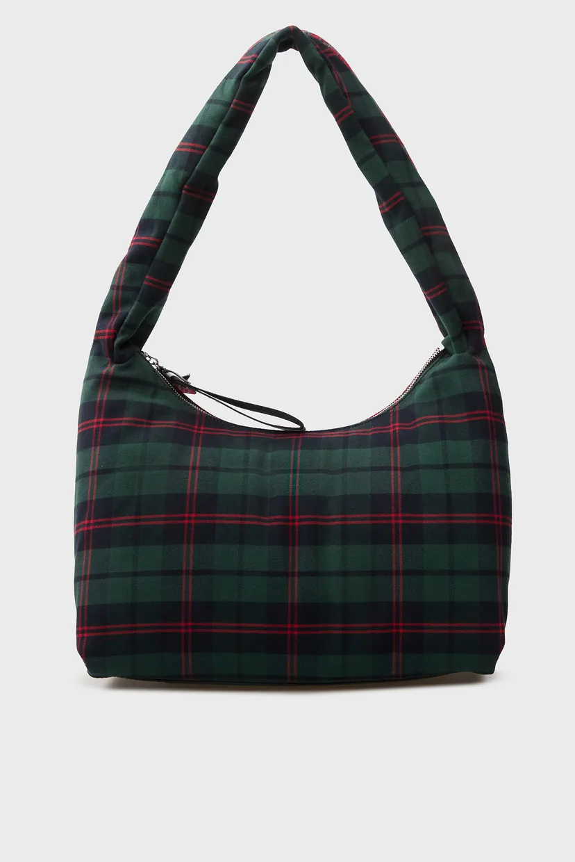Женская сумка в клетку TOMMY GIRL HOBO 4
