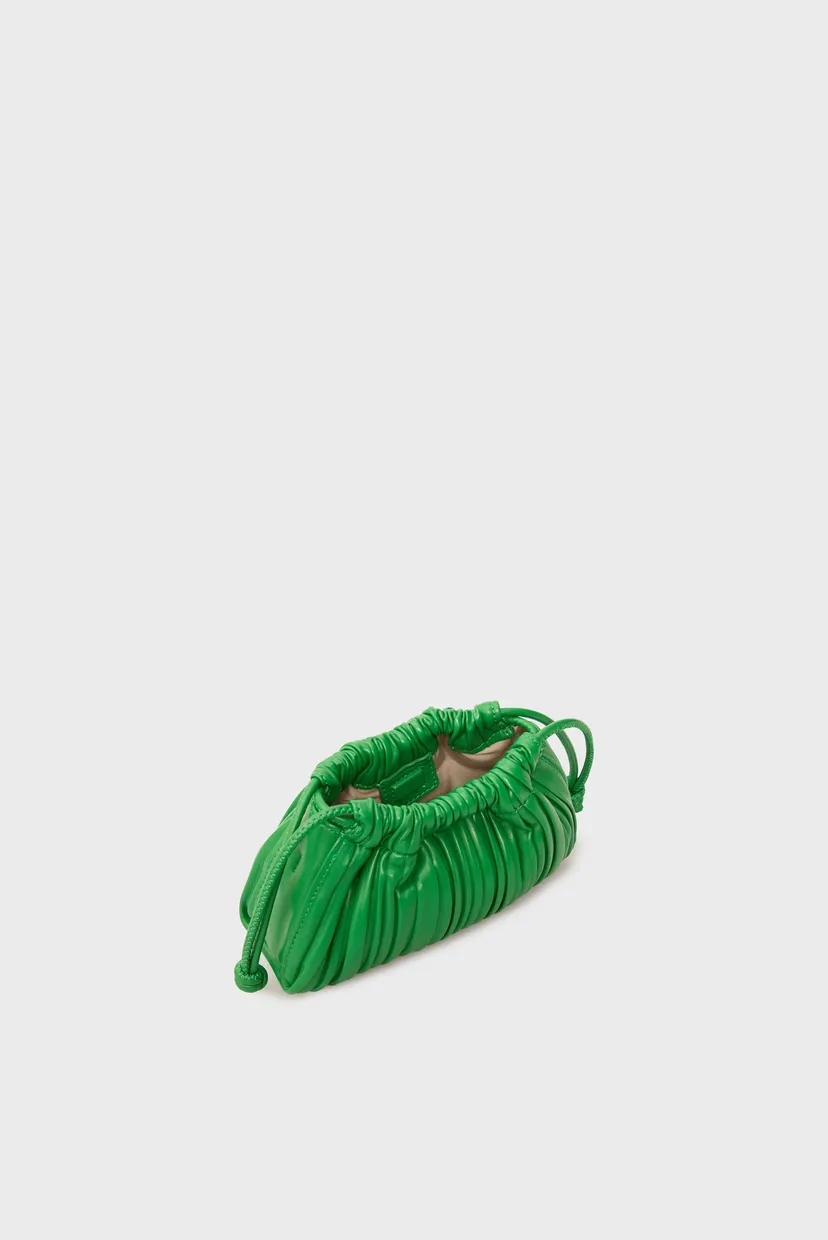 Женская зеленая сумка PLISSE MINI DRAWSTRING 6