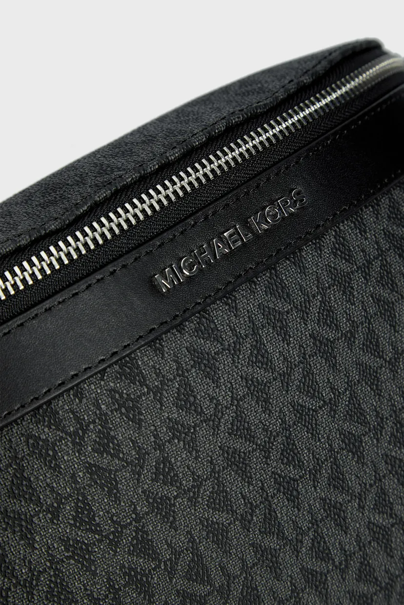 Мужская черная поясная сумка с узором GREYSON SM HIP BAG 6