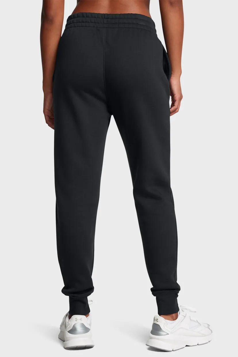 Жіночі чорні спортивні штани UA Icon Fleece Jogger 3