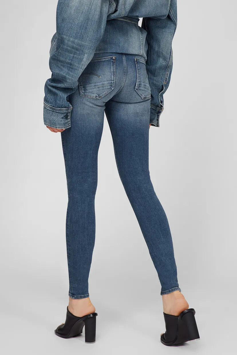 Жіночі сині джинси Lynn Mid Super Skinny 4