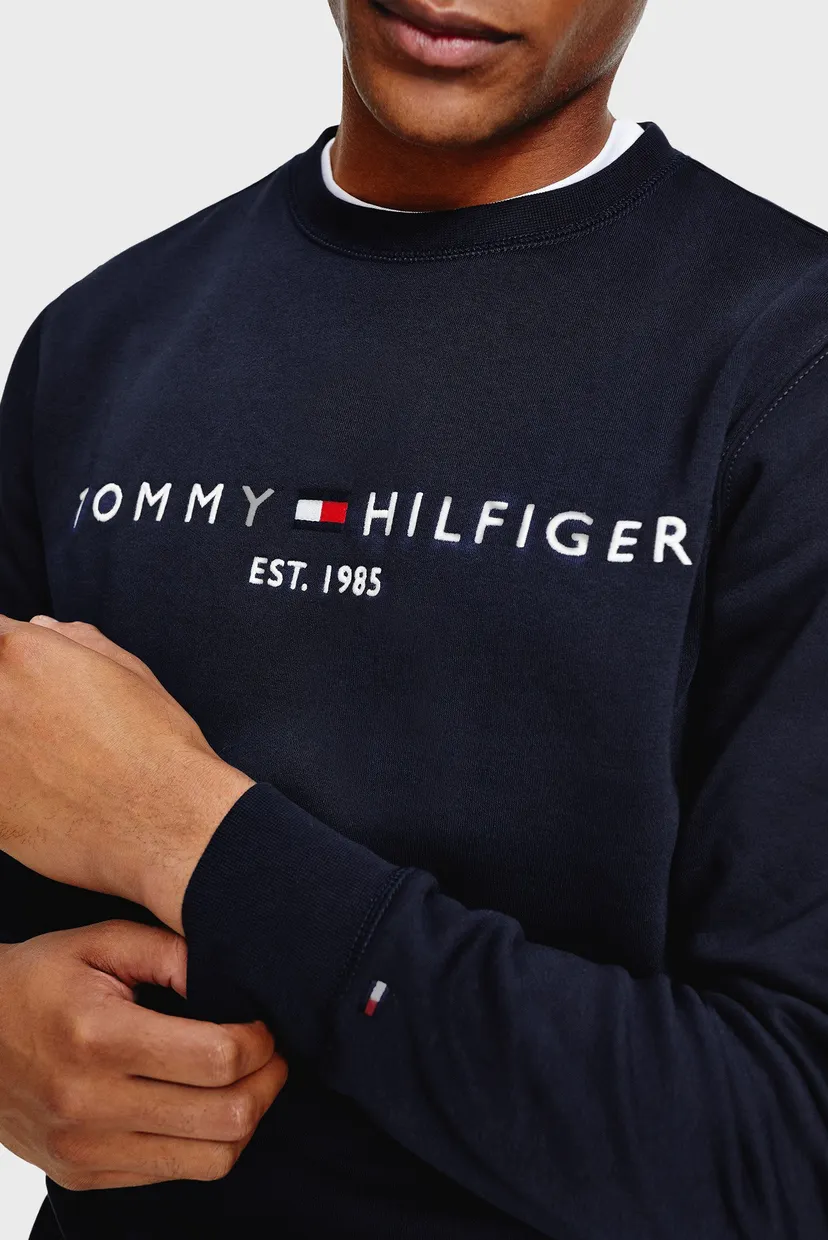 Чоловічий темно-синій світшот TOMMY LOGO 3