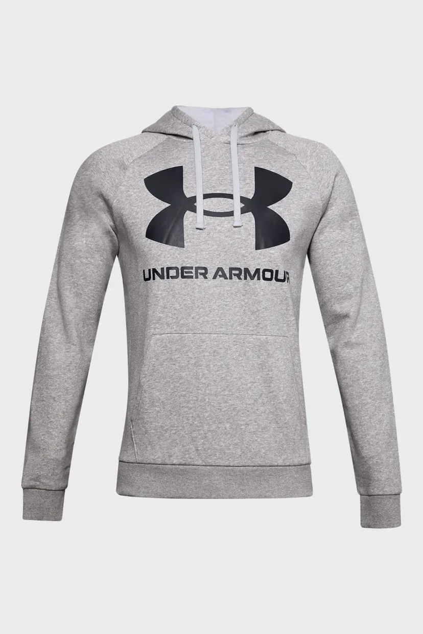Чоловіче сіре худі UA Rival Fleece Big Logo HD 5