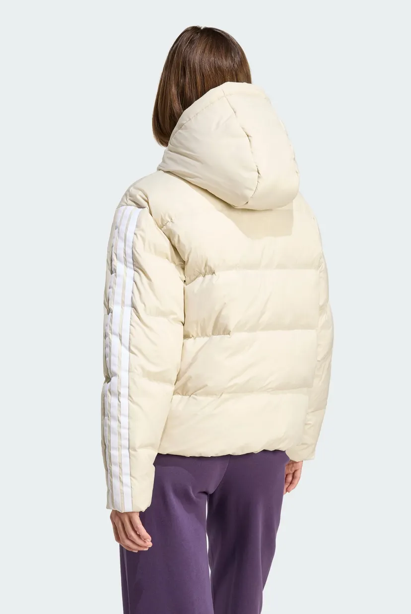 Жіночий білий пуховик Essentials Climawarm 3-Stripes 3