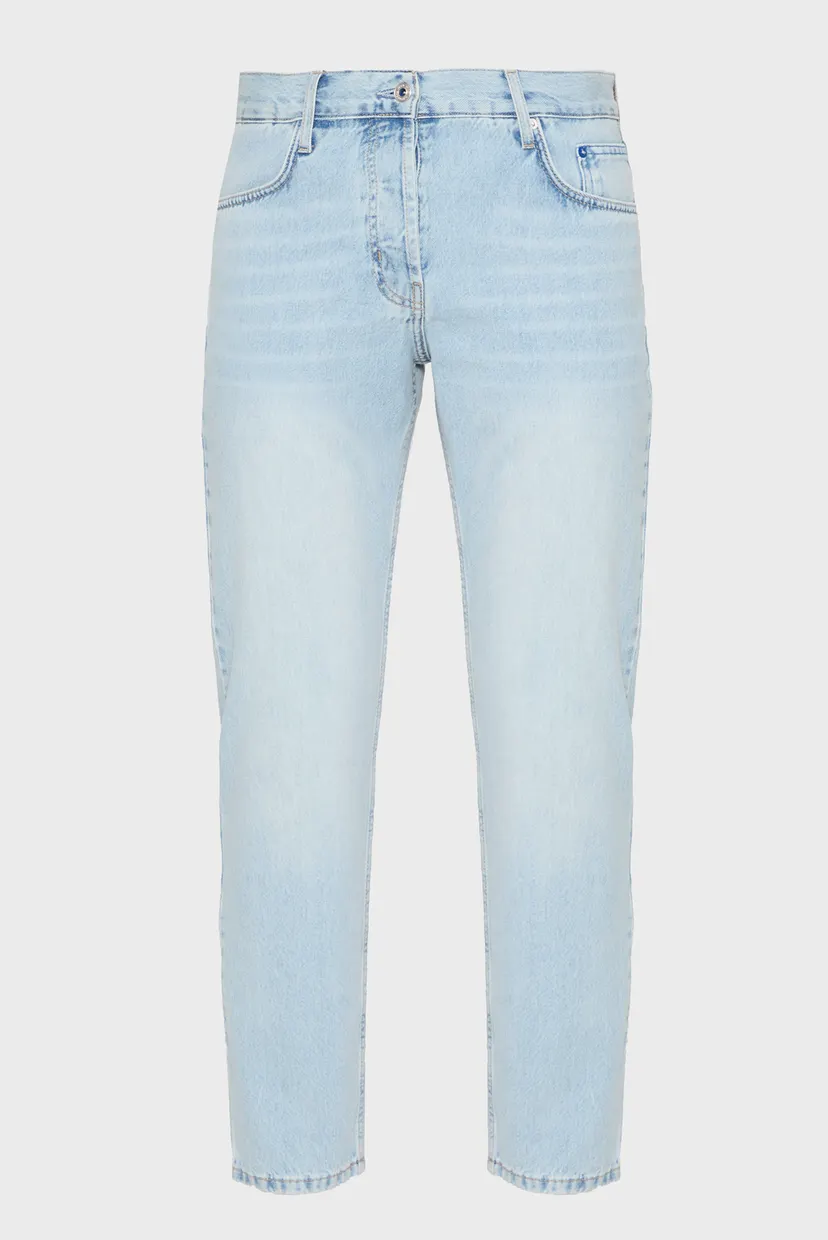 Чоловічі блакитні джинси klj tapered denim 6